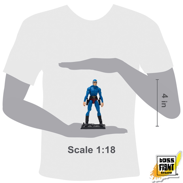 Boss Fight Studio Hero H.A.C.K.S. Phantom Wave 1.5 (Blue) 1:18 Scale Action Figure